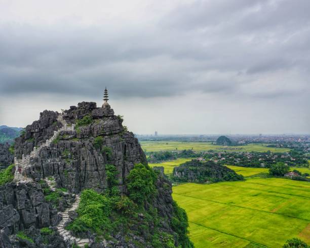 istock View from Hang Mua caves on green rice fields 1193905400
