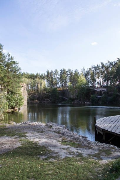 istock Lake in the canyon. Peaceful place. 1193910272
