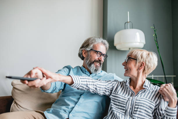 istock Seniors watching TV 1193910486