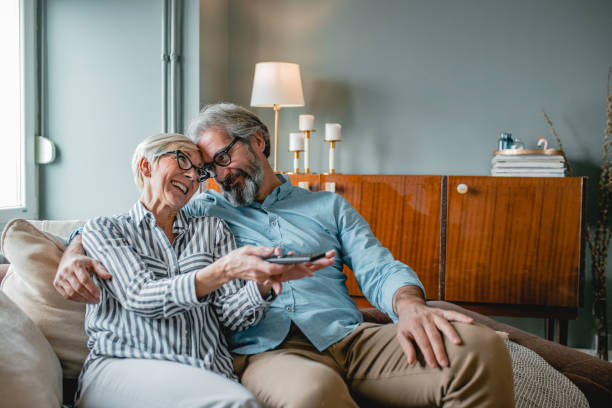 istock Seniors watching TV 1193910534