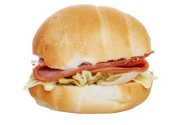istock ham and lettuce in a bun 119391342