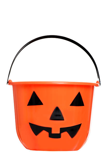 istock isolated halloween pumpkin pail 119391427
