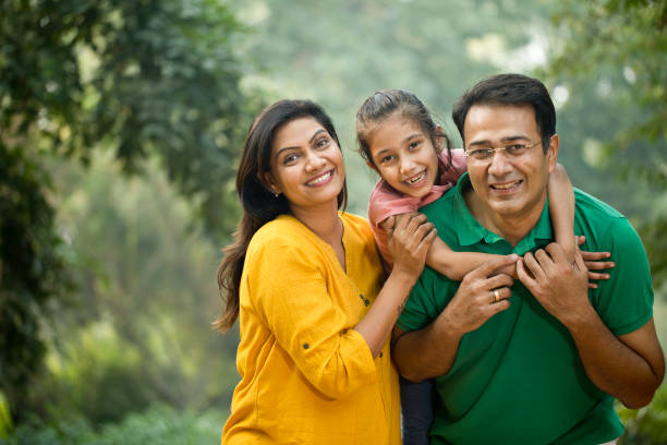 istock Happy family at park 1193915868