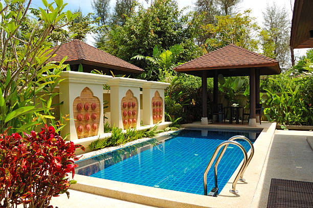istock Swimming pool at the luxury villa, Phuket, Thailand 119391718