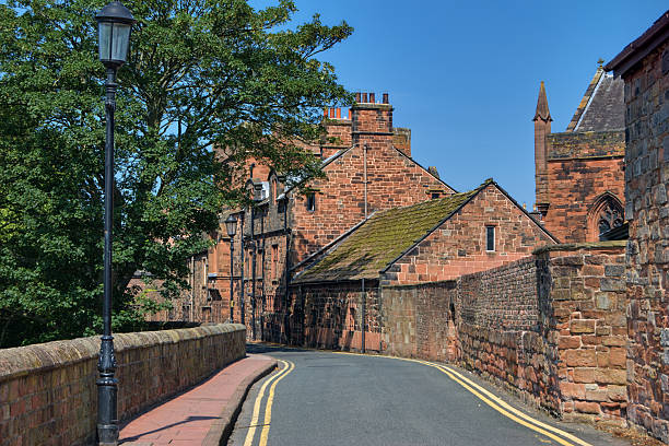 West Walls, Carlisle stock photo