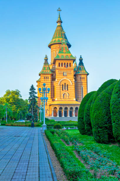 Timisoara Orthodox Cathedral stock photo