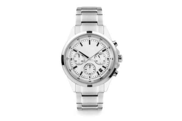 istock Luxury watch isolated on white background. With clipping path for artwork or design. White. 1193931855