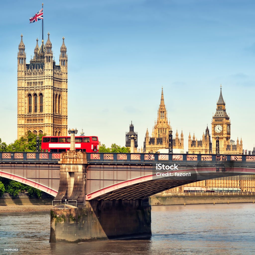 Houses of Parliament, London.  London - England Stock Photo