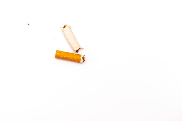 istock stop smoking cut, broken cigarette isolated on white background 1193944034