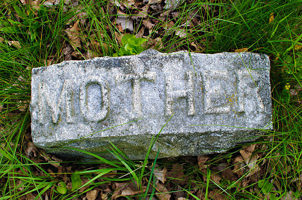 istock Tombstone of Mother 119394489