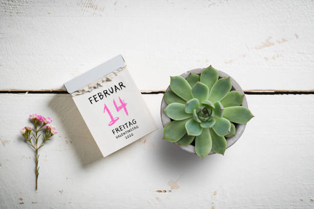 istock tear-off calendar with German text for Valentine's Day 2020 on top 1193951063