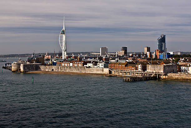 Aerial photo from a drone of Harwich in Essex, UK. Captured in August 2024.