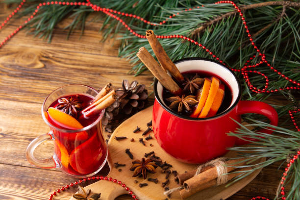 istock homemade mulled wine with spices and orange 1193952644