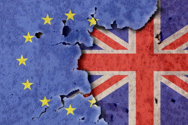 istock British and European flags 1193955423