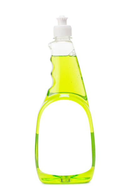 istock Plastic bottle with light green car shampoo 1193956130