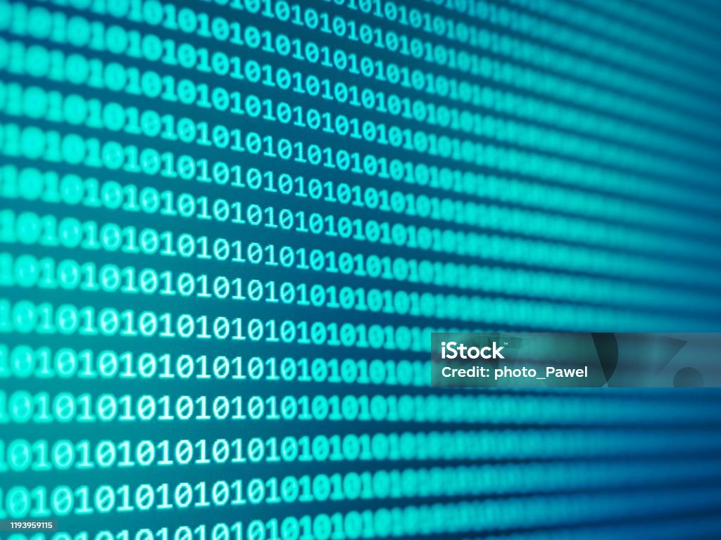 Kode Komputer Biner Konsep Pemrograman Coding Hacker Foto Stok - Unduh ...