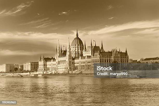 Parliament House In Budapest Stock Photo - Download Image Now - Ancient, Architecture, Blue