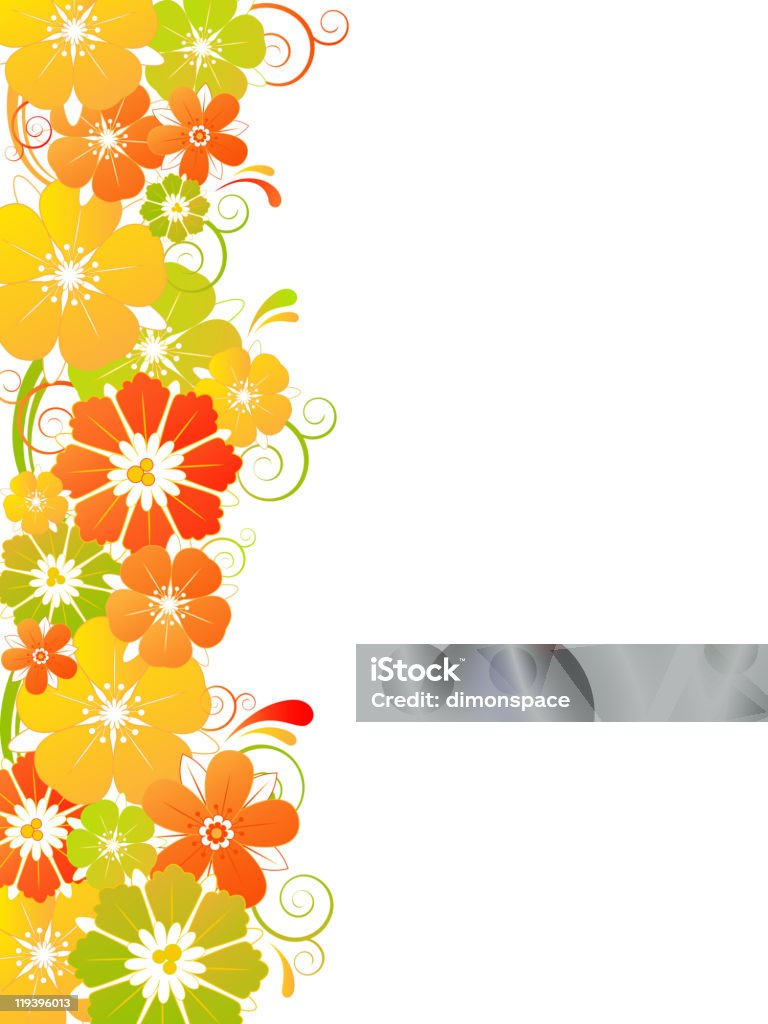 Hintergrund mit Blumen - Lizenzfrei Genesungskarte Vektorgrafik