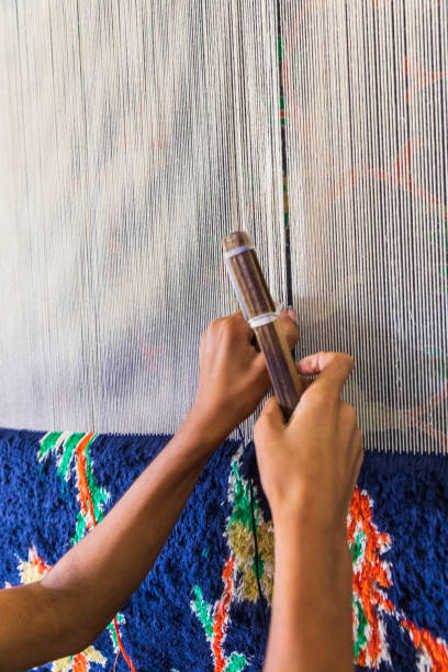 istock Carpet, tapestry, and rug weaving school 1193961020