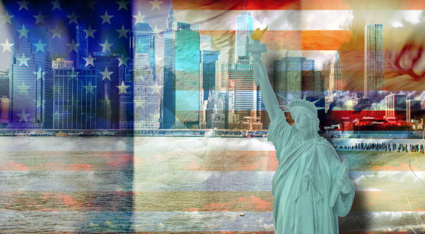 New York with Statue of Liberty