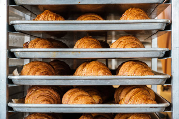 istock Freshly Baked Croissants 1193967723