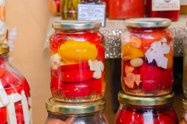 istock Homemade mixed pickles jars 1193970877