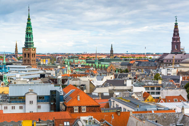 istock Copenhagen, Denmark old city skyline 1193971803