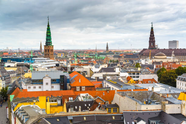 istock Copenhagen, Denmark old city skyline 1193971888