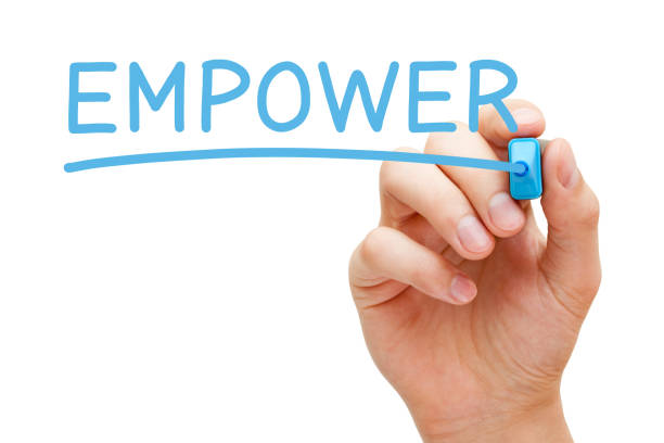 istock Word Empower Handwritten With Blue Marker 1193972767