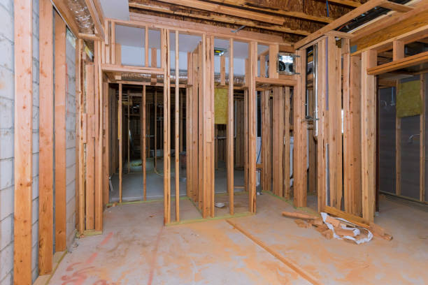 istock Basement framing construction interior frame of a new house 1193972905