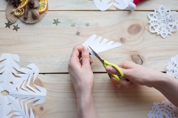 istock homemade snowflakes 1193975071