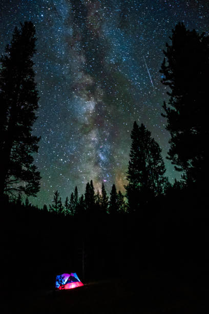 istock Camping Under the Starry Night Sky 1193980766