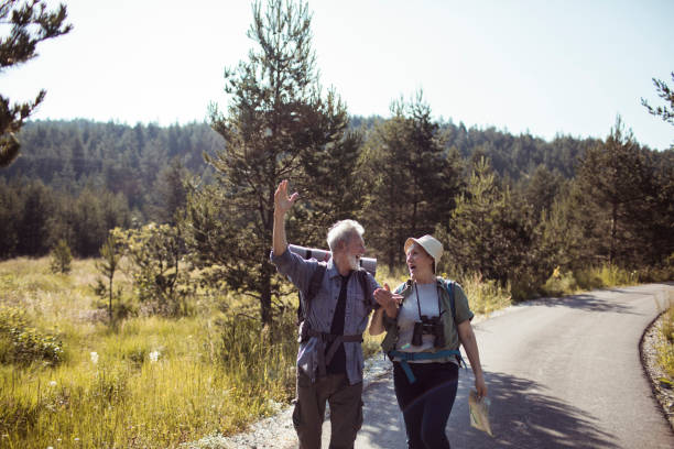 istock Senior Couple Hiking 1193981606