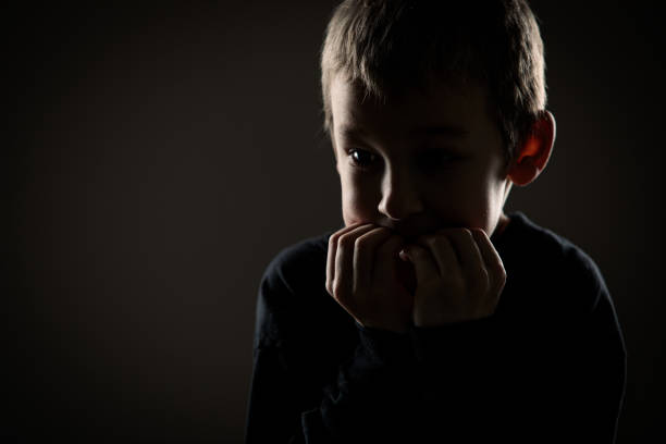 istock Grief-stricken little boy 1193983629