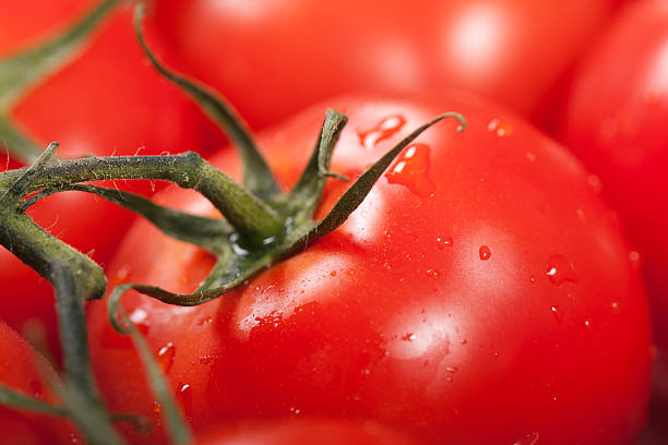 istock Red tomato food 119398390