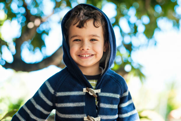 istock Cute boy outdoors 1193994159