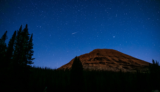 Starry Night Sky in the Uinta Mountains