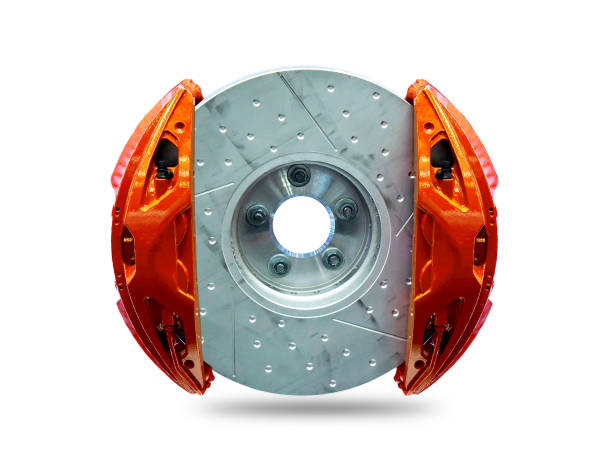 istock Disc braking system, abs technology that separates from the background cliping part 1193997915