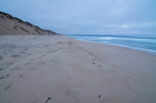 Sand dunes ocean monterey california