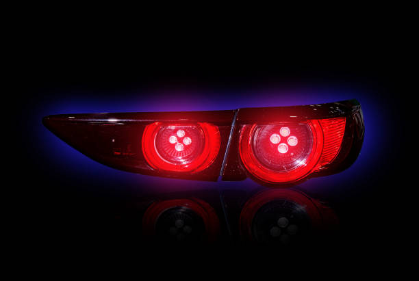 istock Car tail lights separated from the background cliping part 1194000748