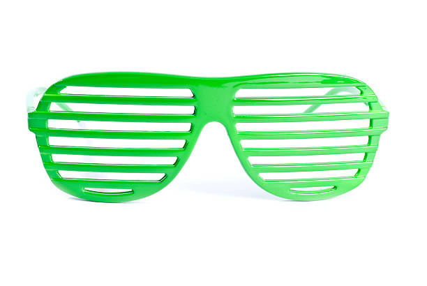 istock Green See Through Sunglasses Isolated on White 119400278