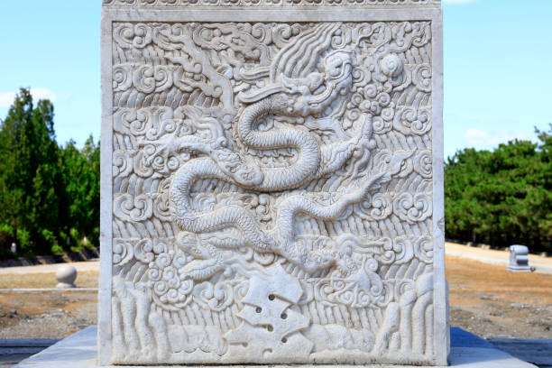 The ancient Chinese stone carving