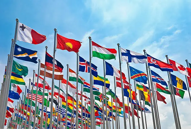 Photo of The flag of each country