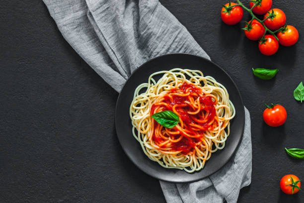 istock ?lassic italian spaghetti pasta with tomato sauce 1194012172