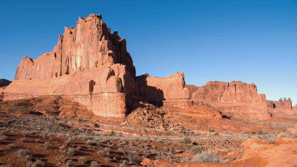 istock Courthouse Towers area at Arches National Park 1194013734