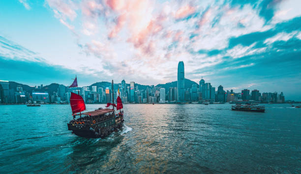 istock Boat of Hong Kong 1194015695