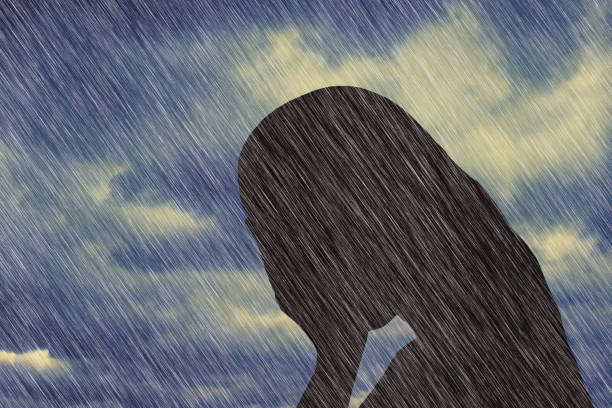 istock Lonely girl crying 1194025222
