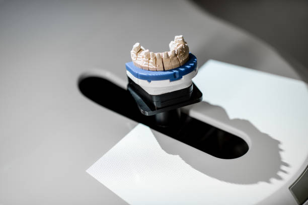 istock Scanning jaw model on the 3rd scanner 1194031103