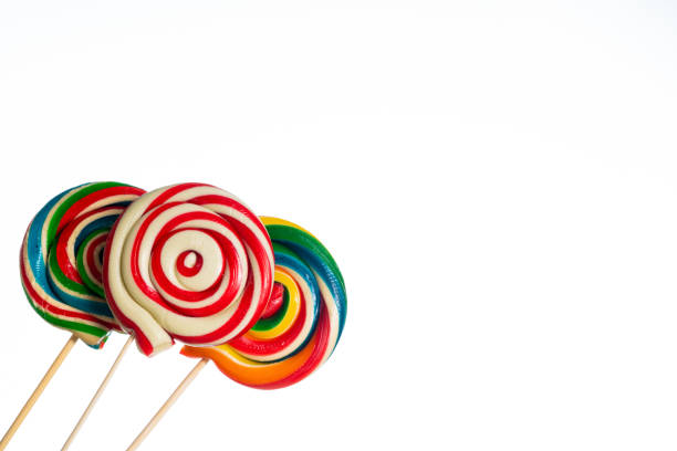 istock colorful lollipop on white background 1194031455