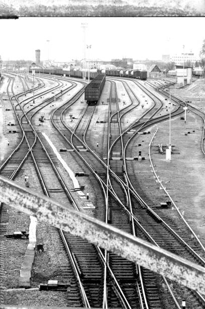istock Old railstation in a small town 1194044409